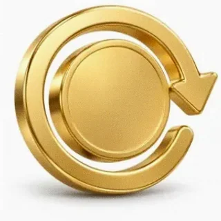 Gold circular arrow — Neosurf