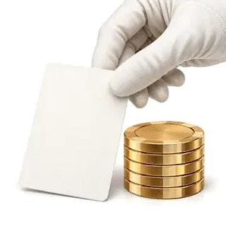Hand dealing card — Neosurf